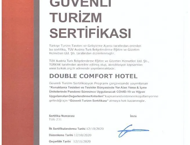 Szálloda Double Comfort Ankara